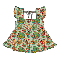 Christmas Mystery Sadie Tie Top - Knit - Pre Order - Christmas Special