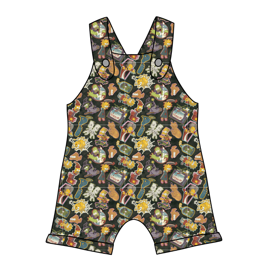 Treehouse Terror - Coop Tank Romper Knit - PRE ORDER