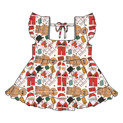 Building Christmas Memories Sadie Tie Top - Knit - Pre Order - Christmas Special