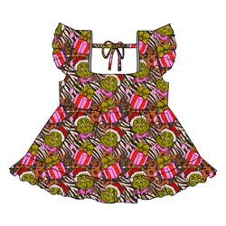 Pretty Mean Christmas Sadie Tie Top - Knit - Pre Order - Christmas Special