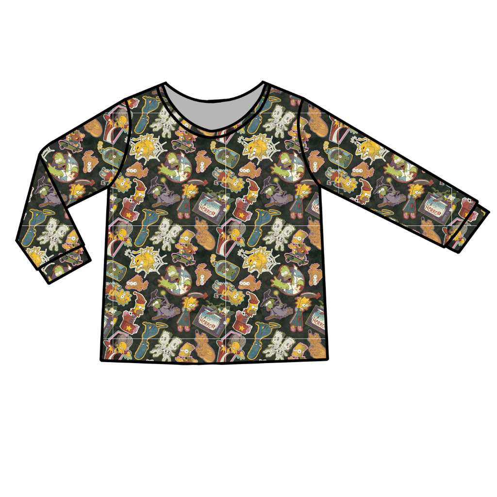 Treehouse Terror - Ruby Long Sleeve Bamboo Shirt - Pre Order