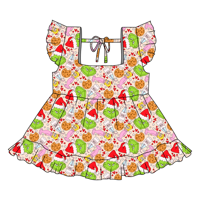 Heart of Whoo Ville Sadie Tie Top - Knit - Pre Order - Christmas Special