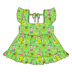 Swamp Bells Sadie Tie Top - Knit - Pre Order - Christmas Special