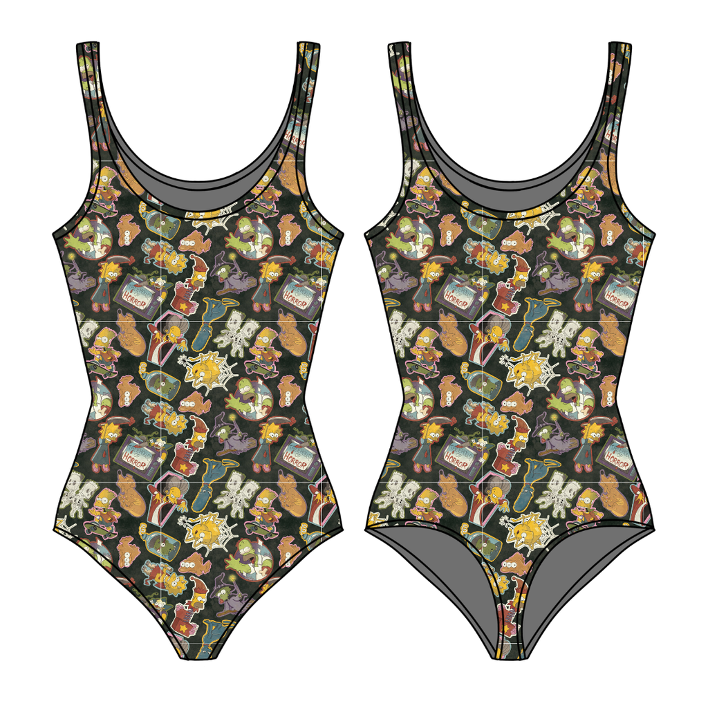 Treehouse Terror Sapphire Women's Bamboo Leotard - Pre Order