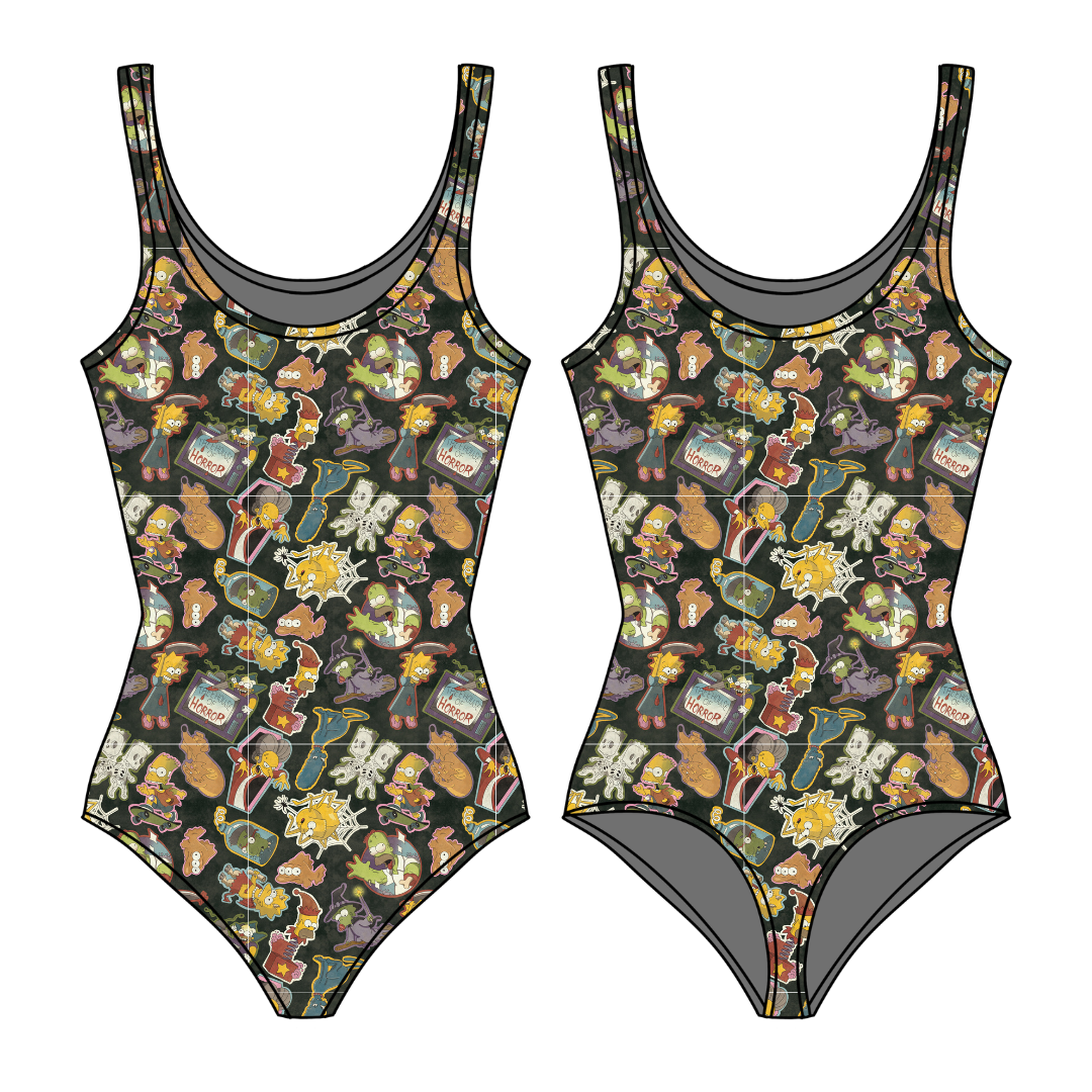 Treehouse Terror Sapphire Women's Bamboo Leotard - Pre Order