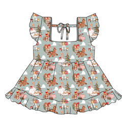 Christmas Toy Box Sadie Tie Top - Knit - Pre Order - Christmas Special