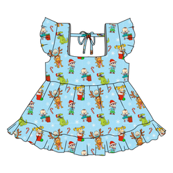 Holiday Parade Sadie Tie Top - Knit - Pre Order - Christmas Special