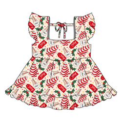 Tree Cakes Sadie Tie Top - Knit - Pre Order - Christmas Special