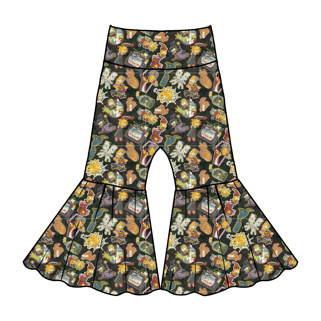 Treehouse Terror - Mirage Knit Flares - PRE ORDER