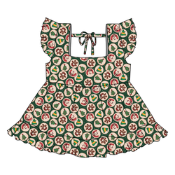Christmas Cookies Sadie Tie Top - Knit - Pre Order - Christmas Special