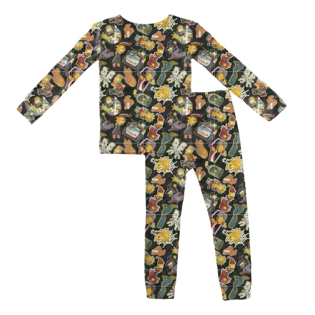 Treehouse Terror Slumber Bamboo Long Sleeve Pants Set - PRE ORDER