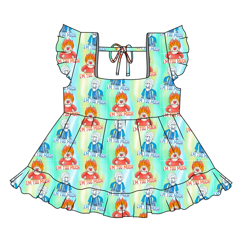 Too Much Christmas Sadie Tie Top - Knit - Pre Order - Christmas Special