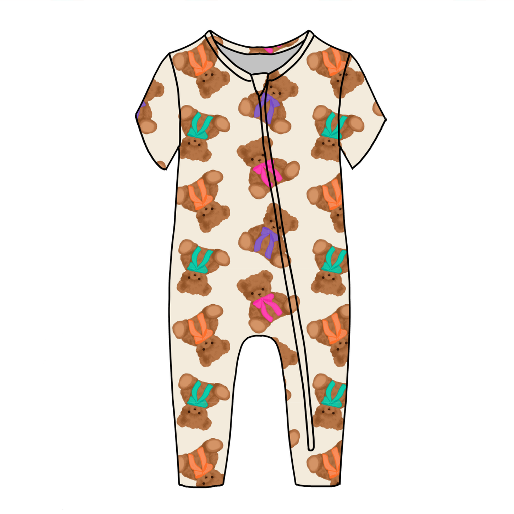 Cuddle Cuties Dandelion Short Sleeve Sleeper Bamboo - PRE ORDER