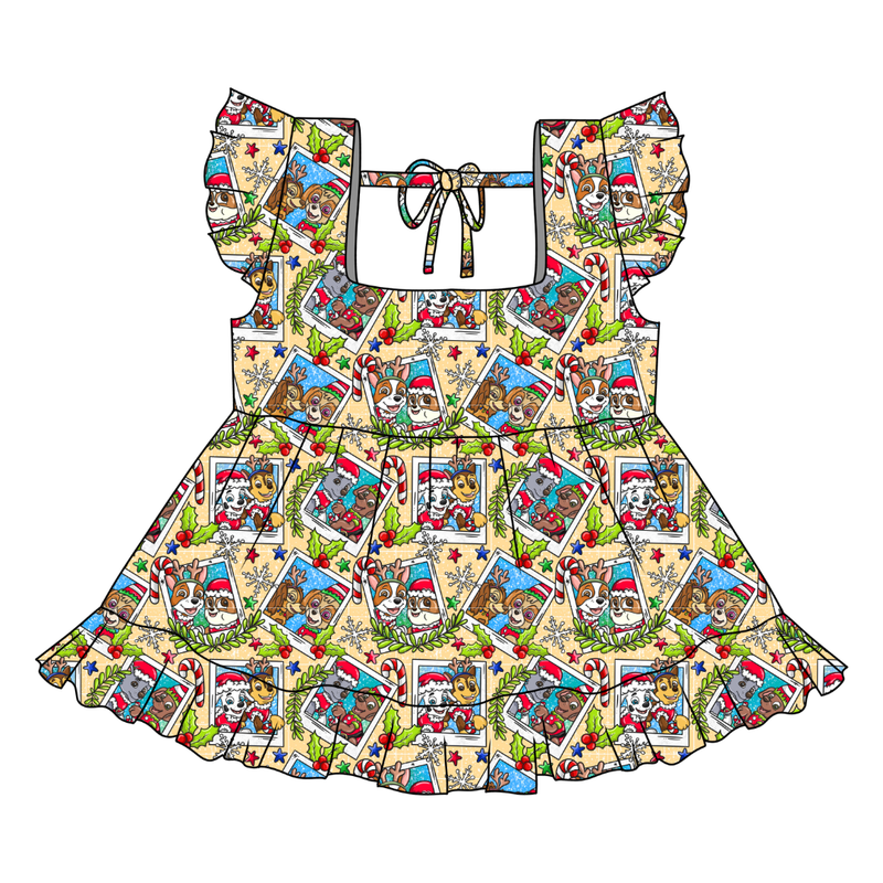 Paws & Claus Sadie Tie Top - Knit - Pre Order - Christmas Special