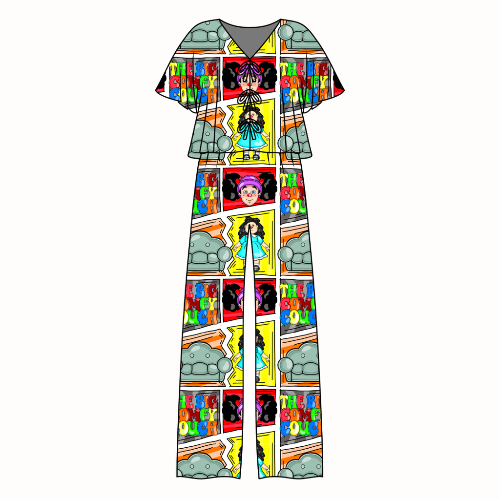 Couch Lollipop Women's Front Tie Set Bamboo - Pre Order