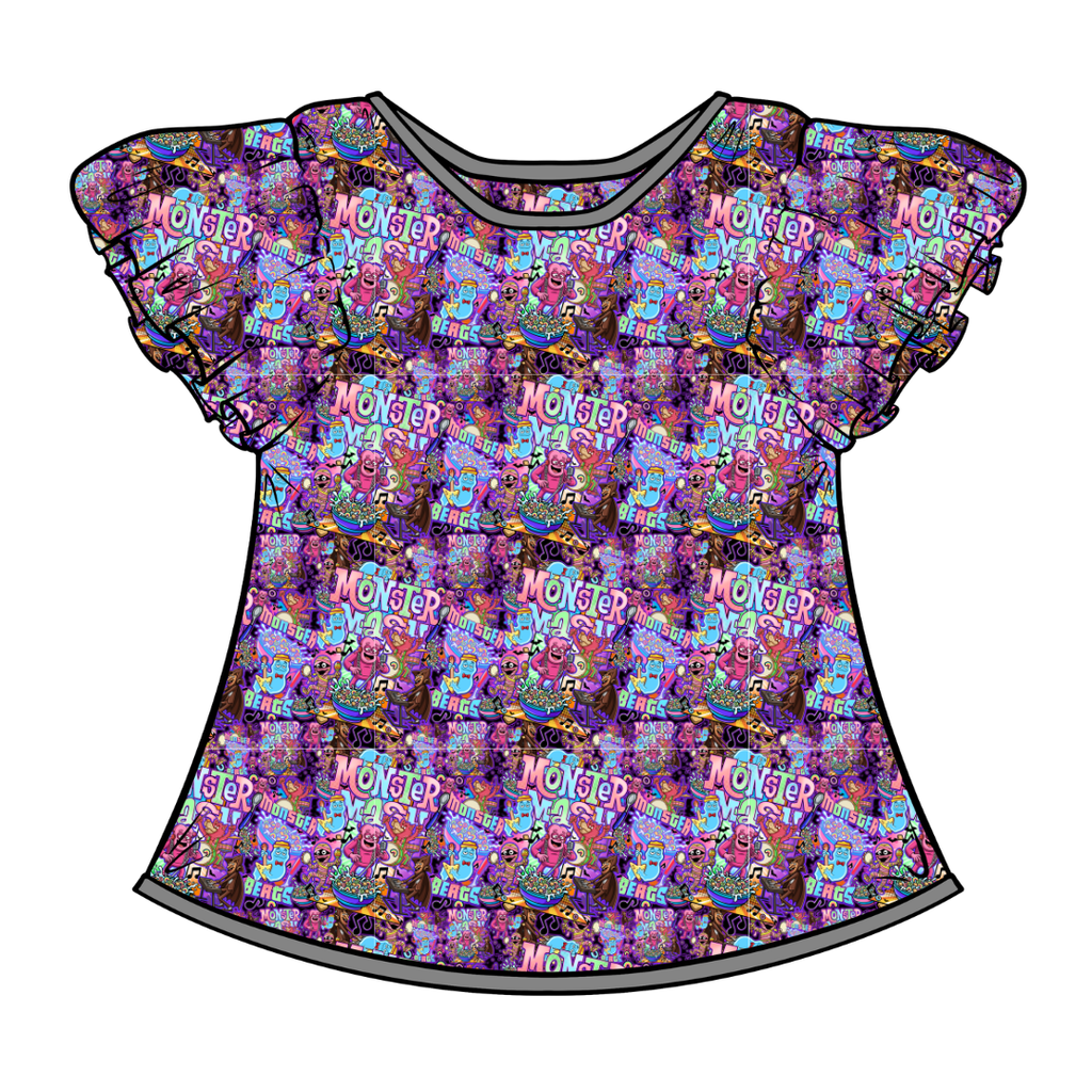 Cereal Killr Moon Short Sleeve Flutter Bamboo Shirt - PRE ORDER