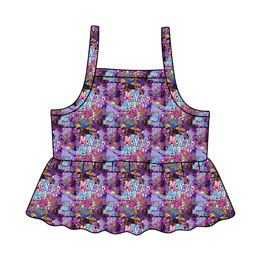 Cereal Killr - Tootsie Peplum Tank Knit - PRE ORDER