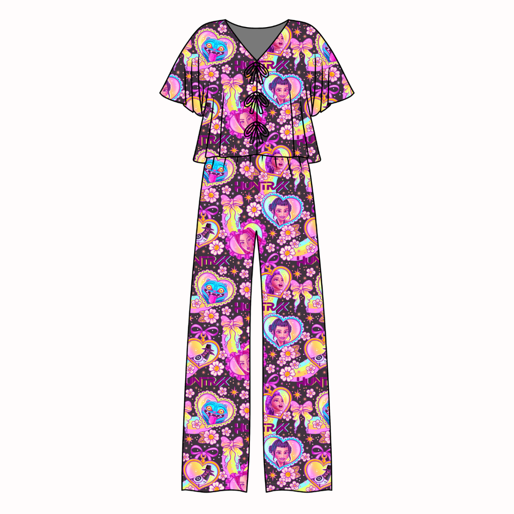 Soda Lollipop Women's Front Tie Set Bamboo - Pre Order