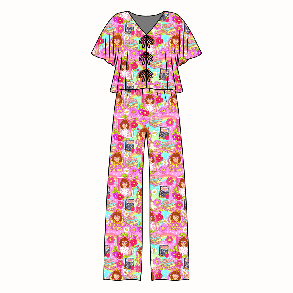 B is for Lollipop Women's Front Tie Set Bamboo - Pre Order