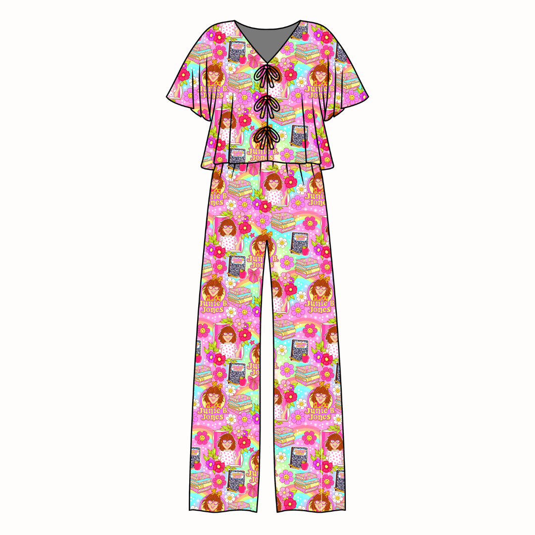 B is for Lollipop Women's Front Tie Set Bamboo - Pre Order