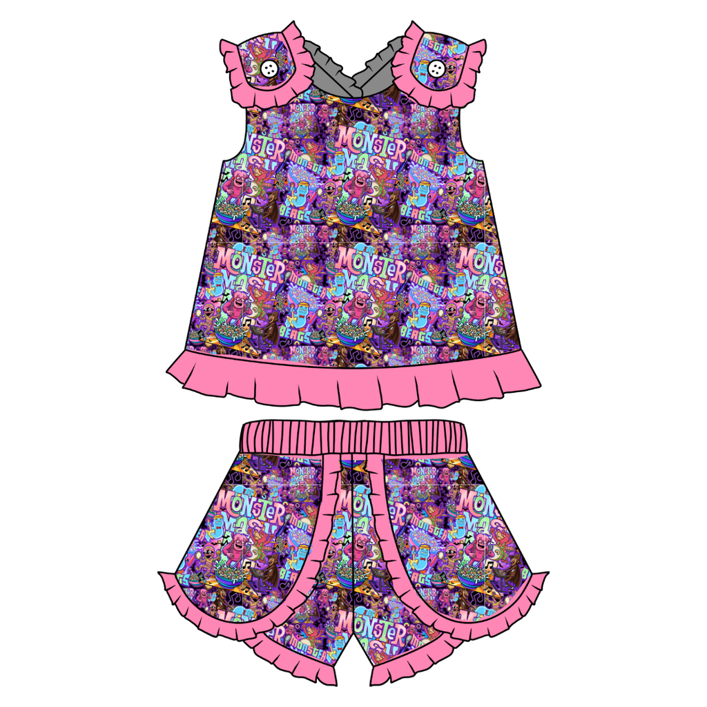 Cereal Killr - Evie Tulip Short Set Knit - PRE ORDER
