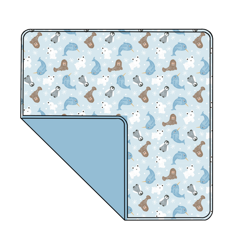 Snowy Sidekicks Enchanted Blanket - Knit - Pre Order - Christmas Special (50x50 Inches)