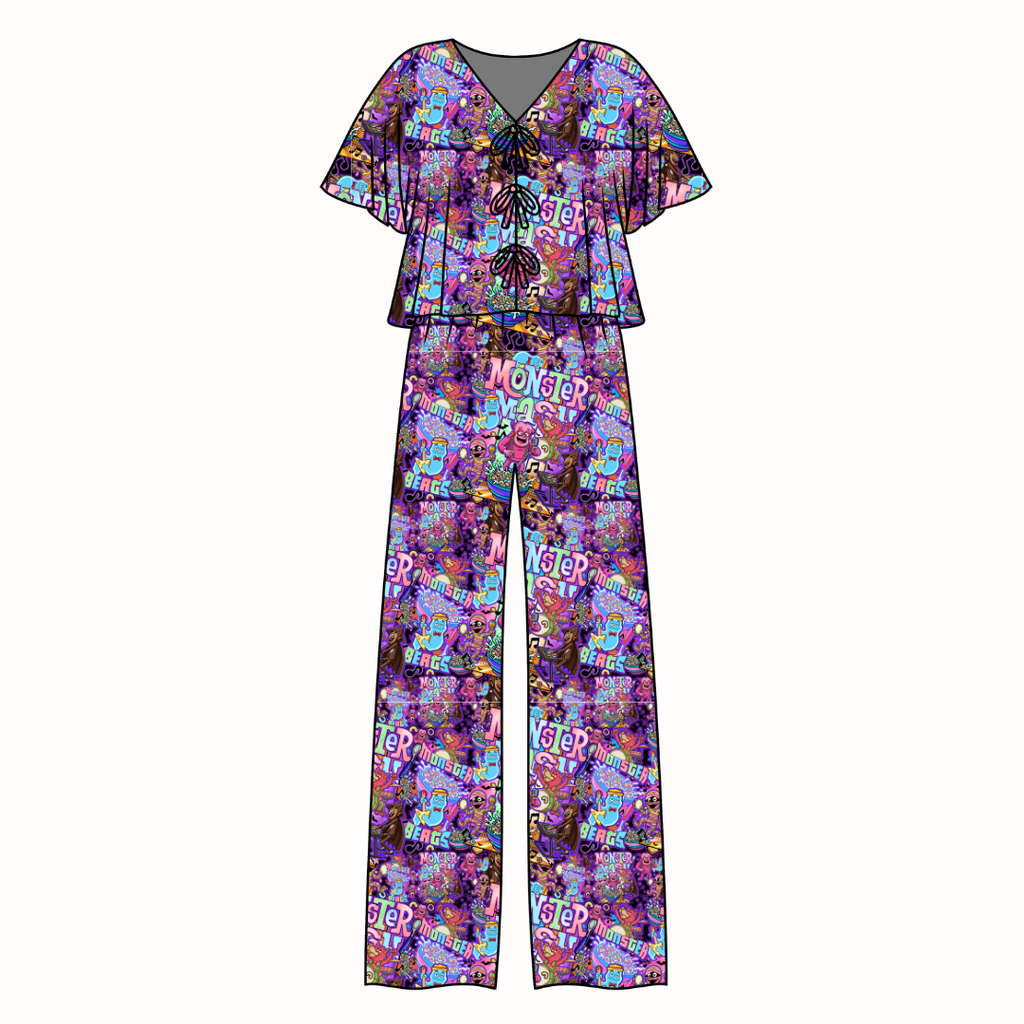 Cereal Killr - Lollipop Women's Front Tie Set Bamboo - Pre Order