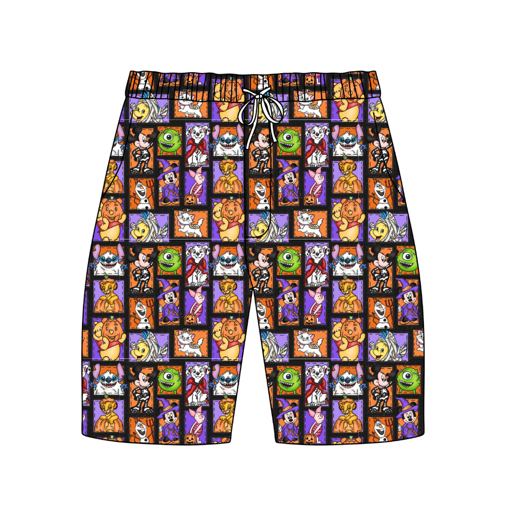 Magical Mashup Chill Extended Length Adult Pajama Bamboo Shorts - Pre Order