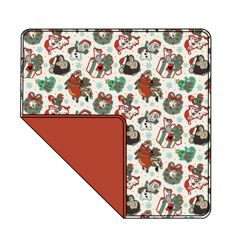 Christmas Sidekicks Enchanted Blanket - Knit - Pre Order - Christmas Special (50x50 Inches)