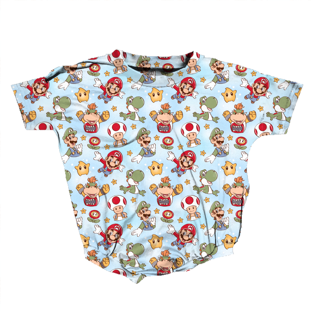 Dino Might Opal Short Sleeve Bubble Bamboo - PRE ORDER