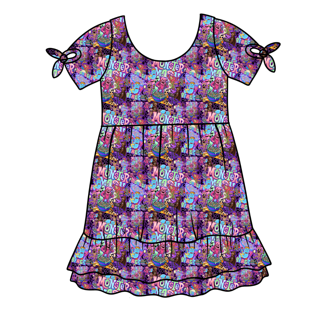Cereal Killr - Serenity Short Sleeve Lounge Dress - PRE ORDER