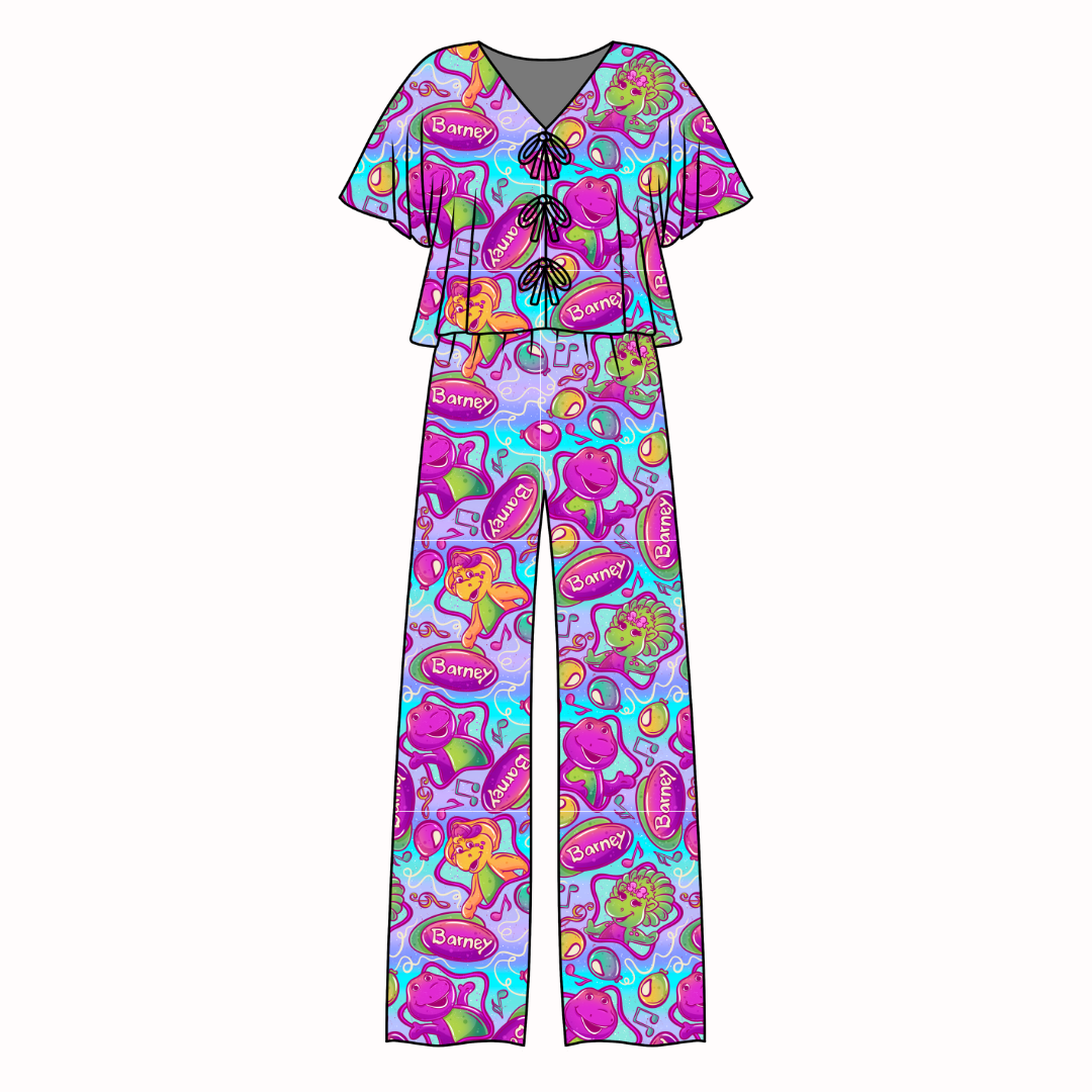 Imagination Lollipop Women's Front Tie Set Bamboo - Pre Order