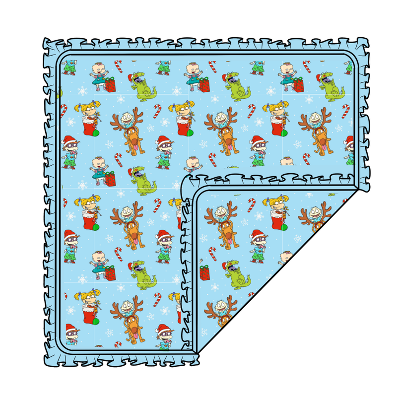 Holiday Parade Moonbeam Blanket - Bamboo - Pre Order - Christmas Special (50x50 Inches)
