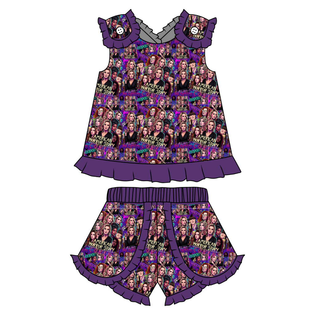 Spellbound Sisters - Evie Tulip Short Set Knit - PRE ORDER