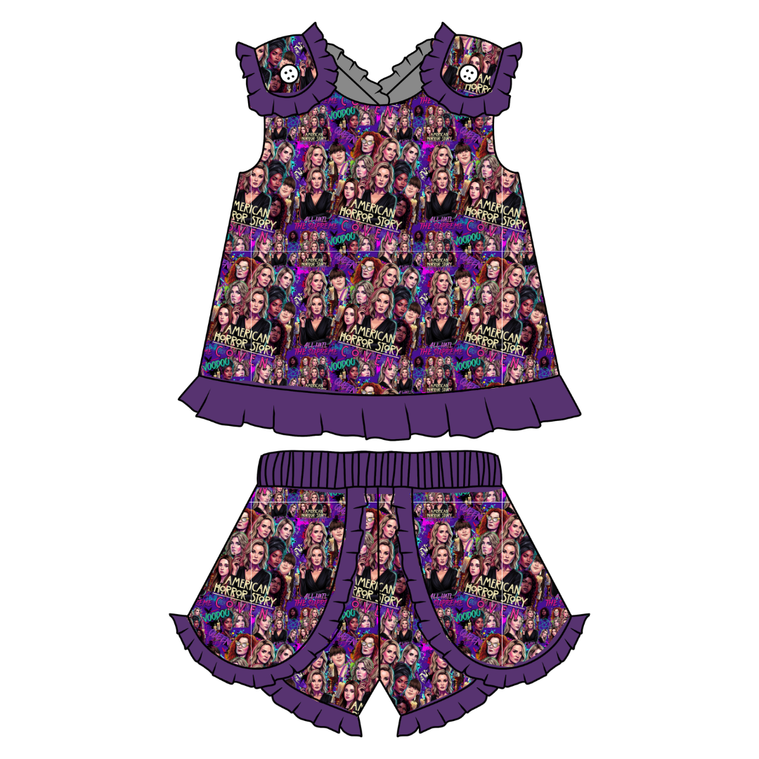 Spellbound Sisters - Evie Tulip Short Set Knit - PRE ORDER
