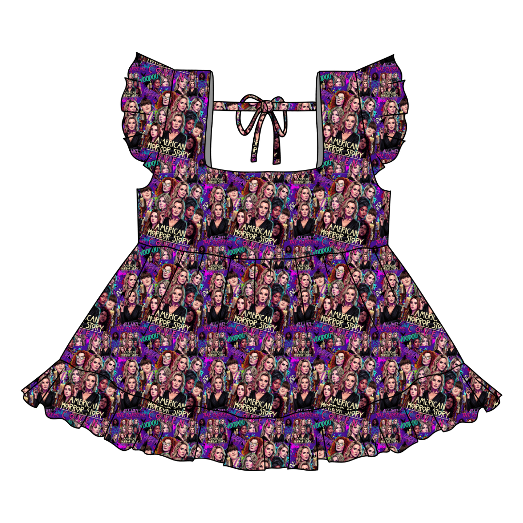 Spellbound Sisters - Sadie Tie Back Ruffle Top - PRE ORDER