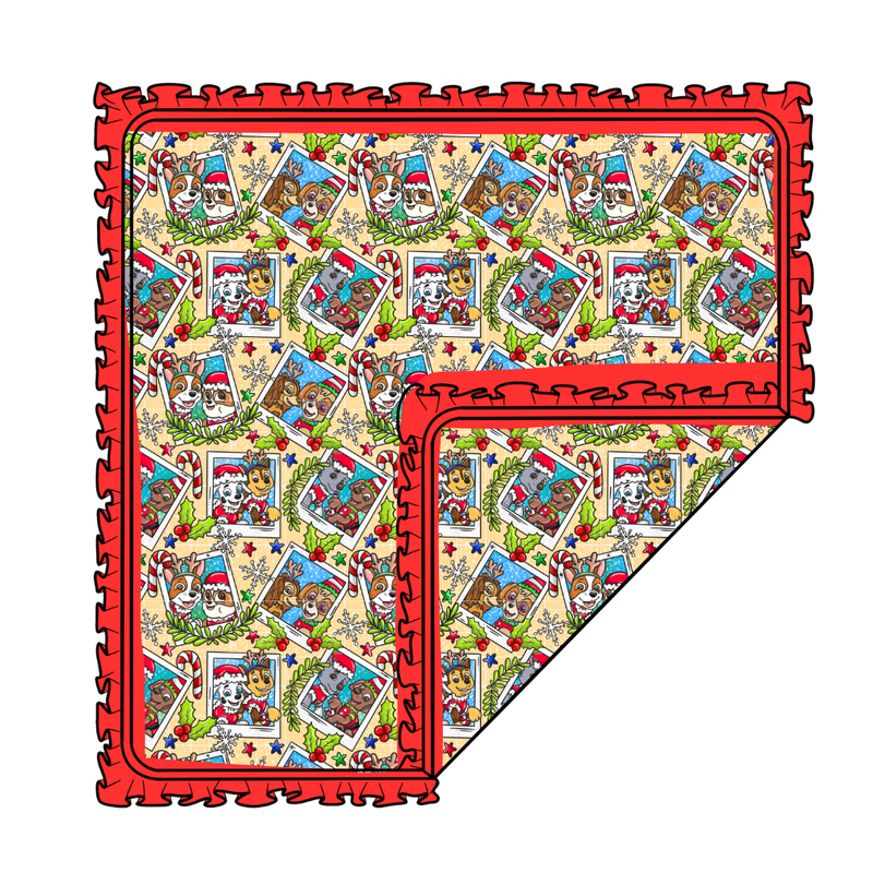 Paws & Claus Enchanted Blanket - Knit - Pre Order - Christmas Special (50x50 Inches)