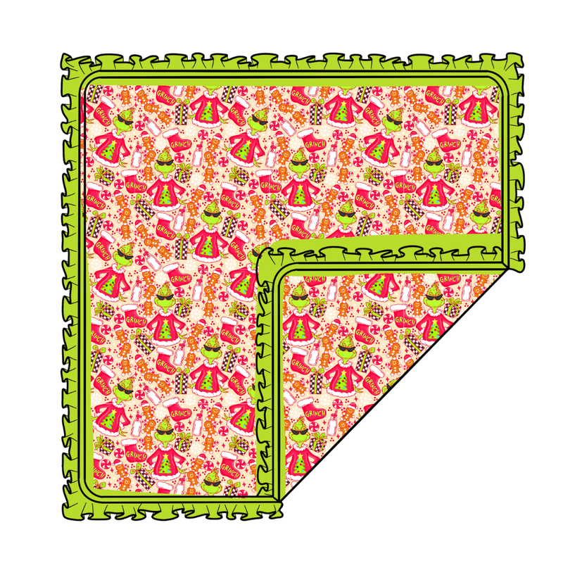 Baking Spirits Bright Enchanted Blanket - Knit - Pre Order - Christmas Special (50x50 Inches)