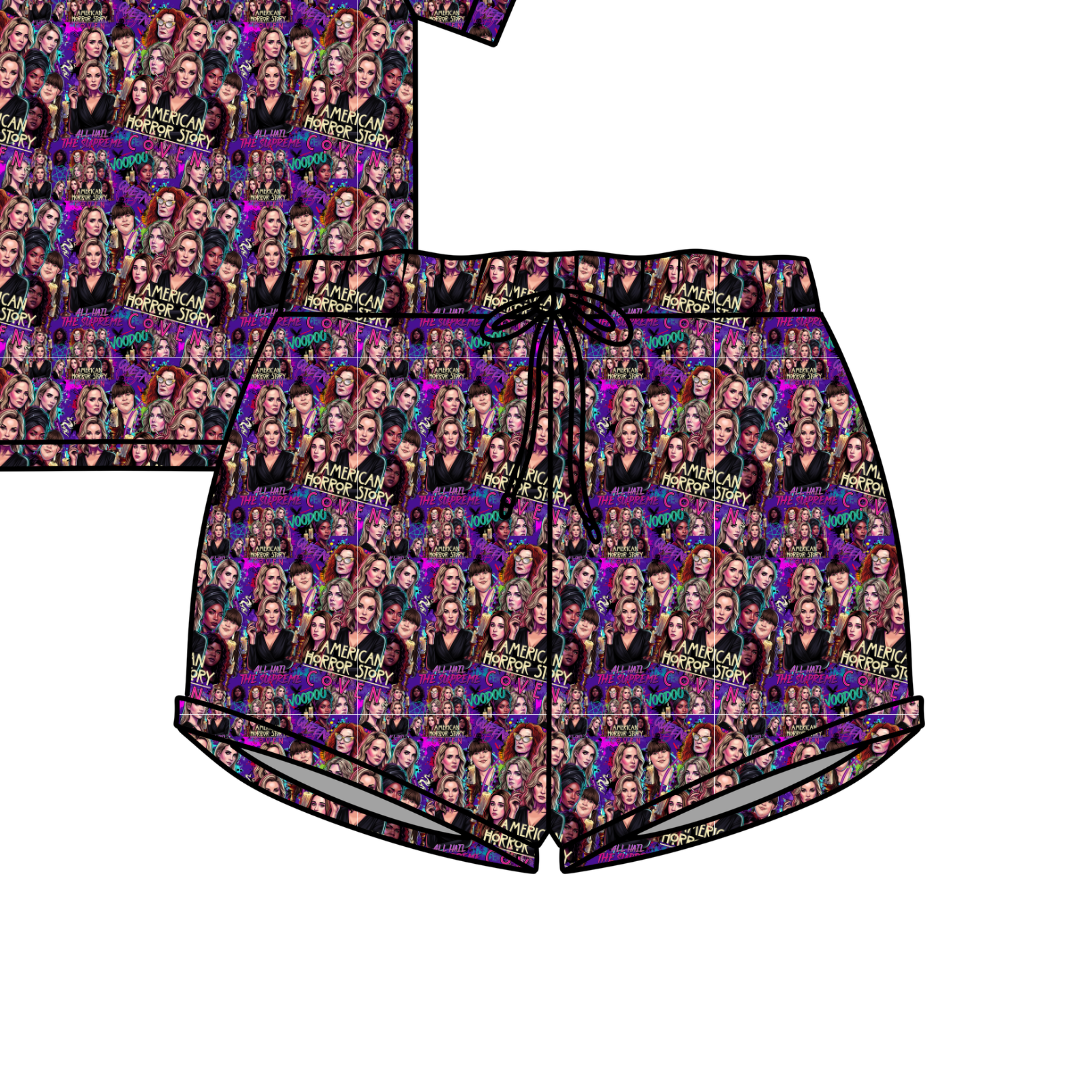 Spellbound Sisters Jazzy Adult Pajama Bamboo Shorts - Pre Order