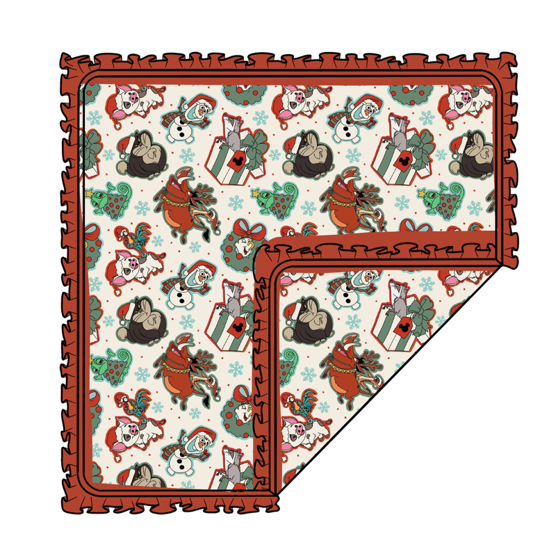 Christmas Sidekicks Enchanted Blanket - Knit - Pre Order - Christmas Special (50x50 Inches)
