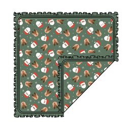 Sleigh Bell Dreams Cloud Nine Oversized Blanket - Bamboo - Pre Order - Christmas Special (57.5x80 Inches)