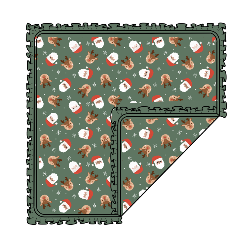 Sleigh Bell Dreams Enchanted Blanket - Knit - Pre Order - Christmas Special (50x50 Inches)