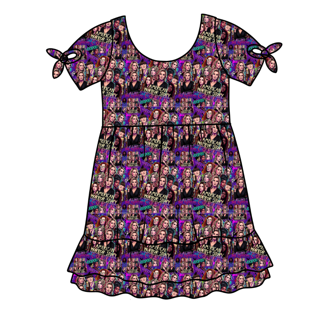 Spellbound Sisters - Serenity Short Sleeve Lounge Dress - PRE ORDER