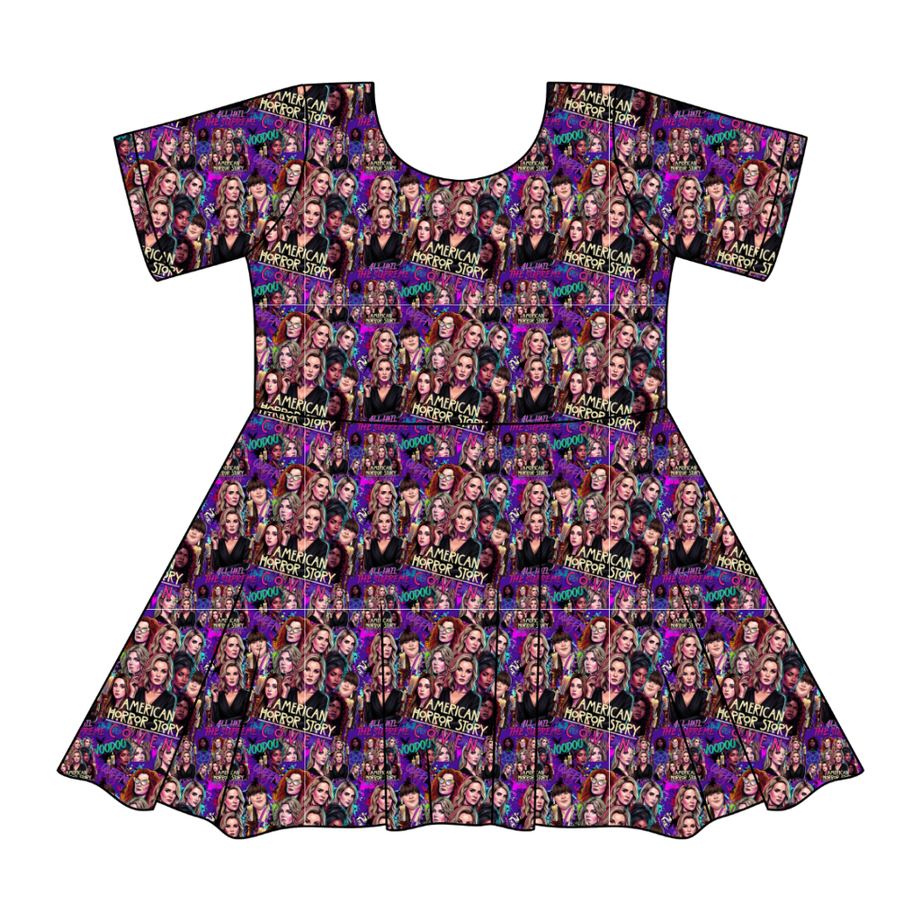 Spellbound Sisters - SIERRA - KNIT TWIRL DRESS - PRE ORDER