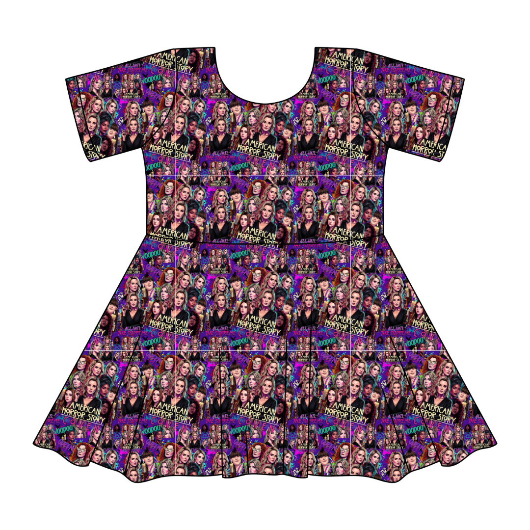 Spellbound Sisters - SIERRA - KNIT TWIRL DRESS - PRE ORDER