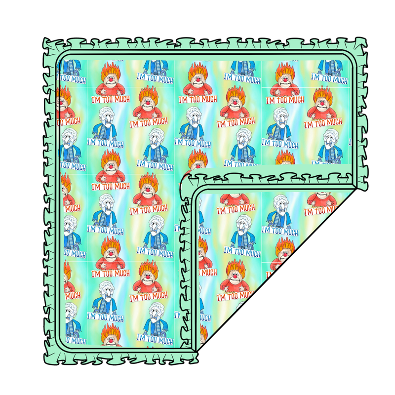 Too Much Christmas Enchanted Blanket - Knit - Pre Order - Christmas Special (50x50 Inches)