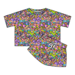 90's Playdate Kickback Oversized Ribbed Lounge Set - PRE ORDER