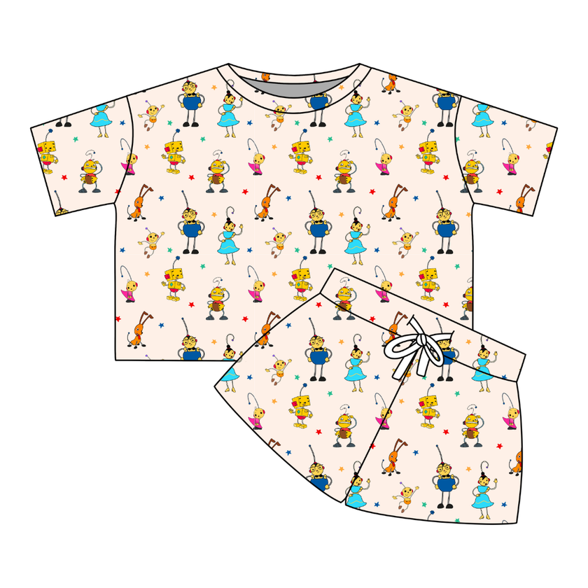 Playtime Pals Kickback Oversized Ribbed Lounge Set - PRE ORDER