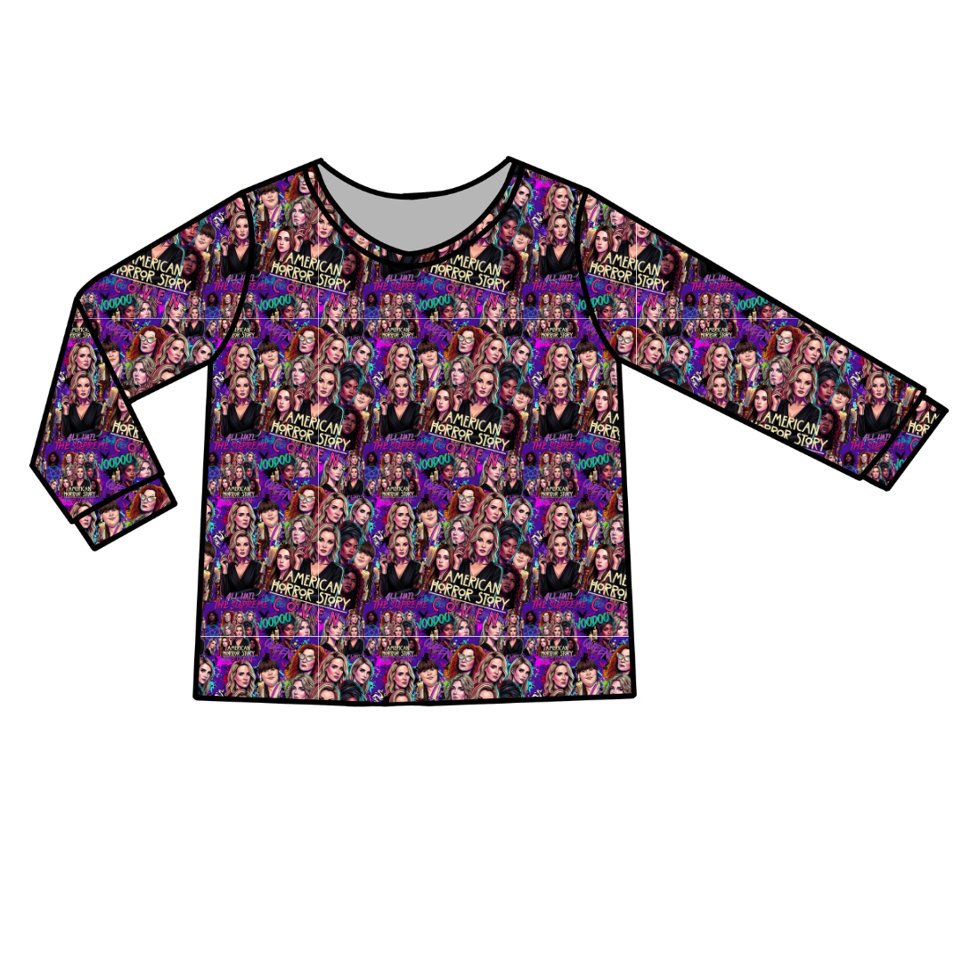 Spellbound Sisters - Ruby Long Sleeve Bamboo Shirt - Pre Order