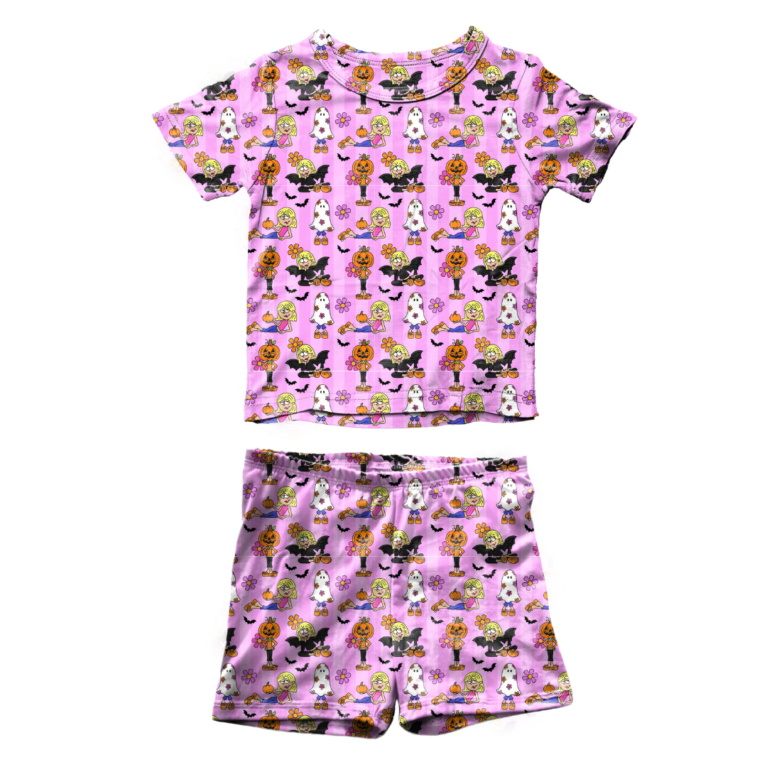 hey now hey now Fawn Short Sleeve Short Set Bamboo - PRE ORDER